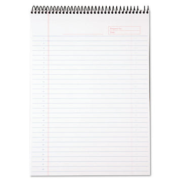 TOPS™ Docket Gold Wirebound Writing Pads, Wide-legal Rule, Black Cover, 70 White 8.5 X 11 Sheets freeshipping - TVN Wholesale